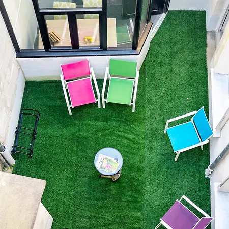 شقة Havre De Avec Cour Parking & Wifi Gratuit *